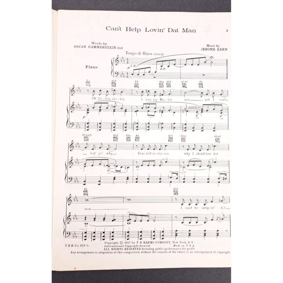 Vintage Vocal Selection Show Boat Sheet Music Book Songbook Musical Ava Gardner - Picture 11 of 13